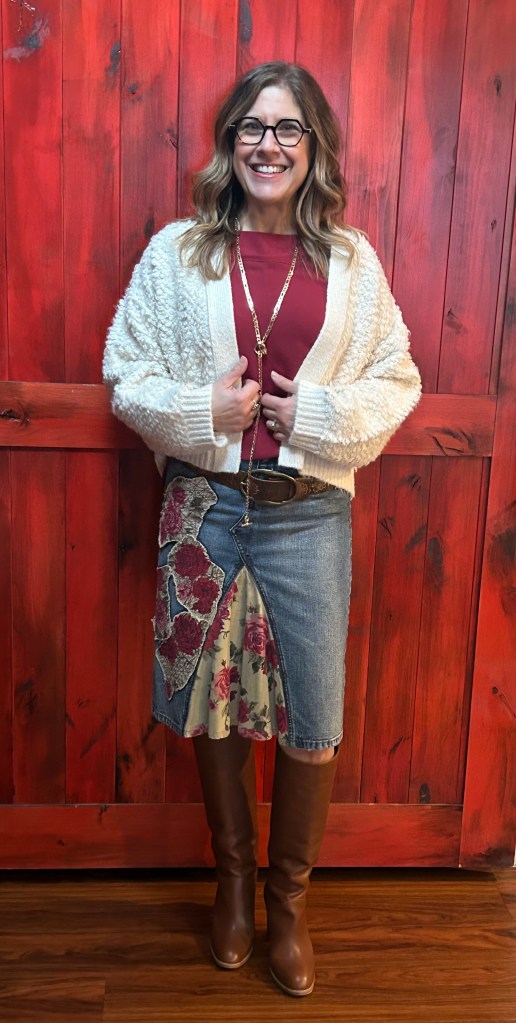 Want a look that can almost only be uniquely you?  Pick up a pair of (or even better, make your own) embellished denim.