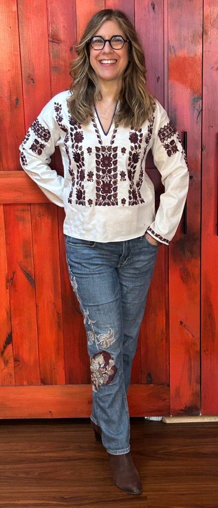 With spring in the air you simply can’t go wrong with a boho look.  Here are some of my favorite ways to pair a boho top with a pair a pants.