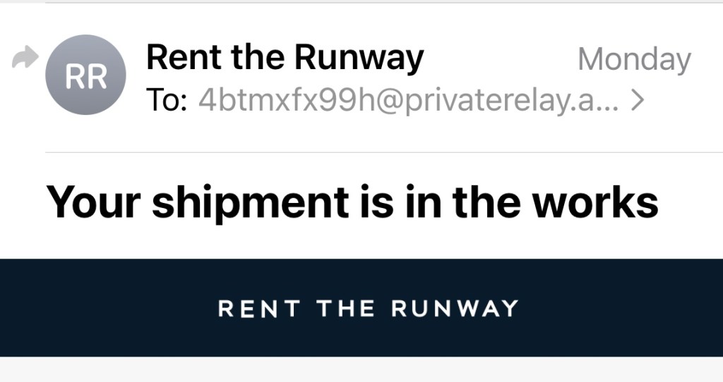 Part 3: Rent the Runway, 2nd&nbsp;Shipment