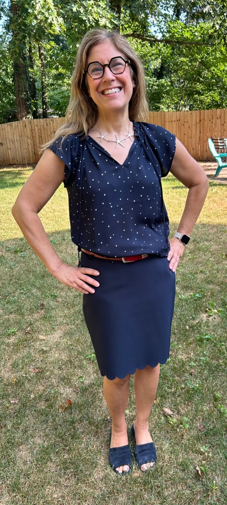 Style Challenge Day 51 - Keeping the red whit and blue going!